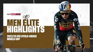 Men Elite Highlights  RD 12 Zonhoven BEL  202223 UCI CX World Cup [upl. by Eisnyl]