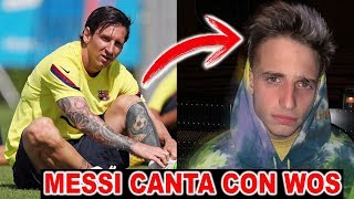 Lionel Messi cantando canguro de wos el rapero y freestyler ¿Quién es WOS [upl. by Betz]