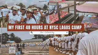 MY FIRST 48 HOURS AT NYSC LAGOS CAMP [upl. by Annehcu672]