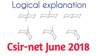 Most logical ans of decalin question from csirnet exam June 2018 [upl. by Ynnaffit]