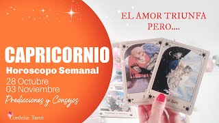 ⭐️CAPRICORNIO TE SALDRÁS CON LA TUYA Horóscopo  Tarot Semanal Cordelia [upl. by Zohara]