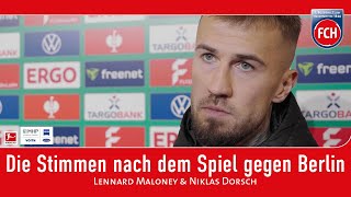 Die Stimmen nach dem Spiel gegen Hertha BSC [upl. by Rust918]