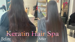 Keratin Hair Spa step by step [upl. by Arraeic245]