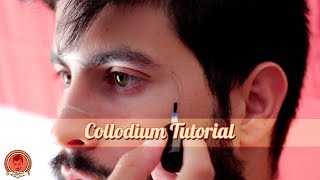 Tutorial  How to apply collodium  Cómo utilizar collodion [upl. by Annoeik]