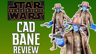 Star Wars The Black Series CAD BANE Action Figure Review  The Book of Boba Fett [upl. by Neelyam]