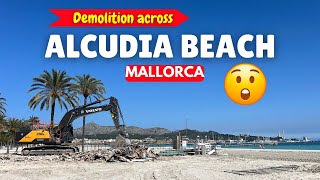 Cause for Concern on ALCUDIA BEACH Mallorca Majorca Spain [upl. by Fawna]