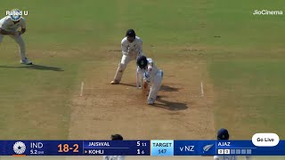 Virat kohli wicket on 1 Run in today match vs new Zealand  virat kohli wicket highlights [upl. by Ahsiemak82]