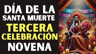 ROSARIO 3 NOVENA a la SANTA MUERTE MILAGROSA ceremonia RITUAL de OFRENDA a la SANTÍSIMA MUERTE [upl. by Leighton]