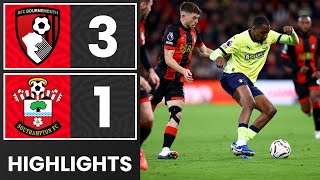 HIGHLIGHTS Bournemouth 31 Southampton  Premier League [upl. by Schaeffer512]