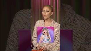 Ariana Grande reacts to Taylor Swift sharing record together [upl. by Auston798]