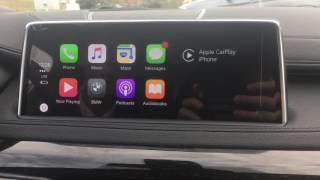 How To Use Apple CarPlay with BMW iDrive 50 [upl. by Reich]