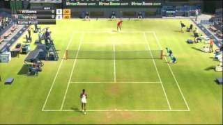 VIRTUA TENNIS 2009 PS3 VENUS WILLIAMS vs ANA IVANOVIC [upl. by Urias]