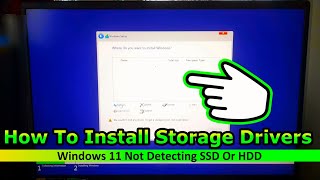 How To Install Storage Drivers – Windows 11 Not Detecting SSD or HDD [upl. by Yentnuoc]