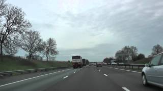 Driving On The M6 Motorway From J18 Middlewich To J17 Sandbach Cheshire East England [upl. by Nyltyak181]