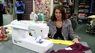 Sew a Blind Hem Stitch on a Home Sewing Machine  Sewing Tutorial with Angela Wolf [upl. by Ohs]