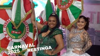 RESTINGA NA FESTA 74 ANOS FIDALGOS E ARISTOCRATAS CARNAVAL 2025 [upl. by Delfeena]