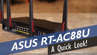 Asus RTAC88U AC3100 Router  A Quick Look [upl. by Norramic]