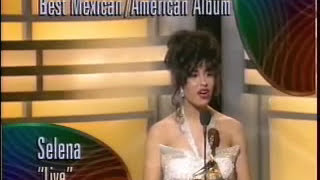 Selena winning a Grammy Award  March 1st 1994 [upl. by Sucramad]