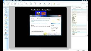 How to Make Thumbnails w Web Easy Professional 8 Avanquest [upl. by Ralaigh]