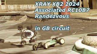 XRAY XB2 2024 VS Associated RC10 B7 in GB circuit [upl. by Gilman]