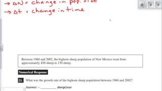 Population Growth Rate Calculation [upl. by Derwin92]