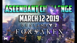 Ascendant Challenge Solo Guide March 12 2019  Destiny 2 Forsaken  Taken Eggs amp Lore Locations [upl. by Elum661]