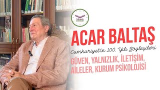 Prof Dr Acar Baltaş ile Psikoloji [upl. by Schmeltzer379]