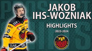 Jakob IhsWozniak  202324 Highlights  2025 NHL Draft [upl. by Clayton]