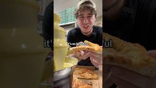 Making a GARLIC SAUCE FOUNTAIN pizza food trending youtube youtubeshorts funny cooking [upl. by Anneuq879]