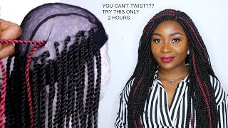 HOW TO DO CROCHET BRAID WIG WITH SENEGALESE TWIST  XTREND HAIR STORE [upl. by Tannenbaum]