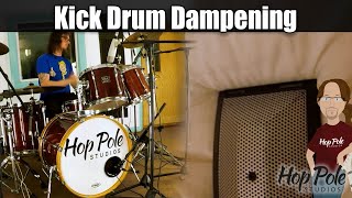 Kick Drum Dampening  pillow blanket or nothing [upl. by Cookie112]