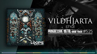 Progressive Metal Drum Track  Vildhjarta Style  140 bpm [upl. by Bijan132]