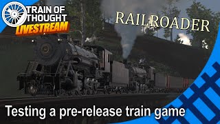 ToT LIVE  Becoming the Railroader in the hit new game Railroader [upl. by Leirbma]