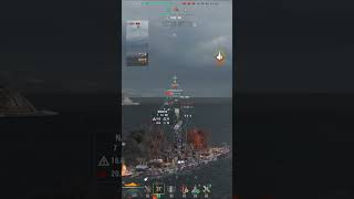 Warships🏴‍☠️  Massachusetts  Nagato over extended worldofwarships wows cqc [upl. by Deaner]