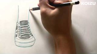 How to draw Manga Shoes 34 view part 1 [upl. by Kingsly190]