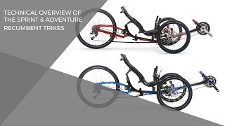 Technical overview of the Adventure and Sprint recumbent trikes [upl. by Ekeiram]