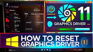 How to Reset Graphics Driver Windows 11 – Fix Graphics Driver Crash [upl. by Cassey]