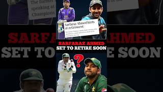 Sarfaraz Ahmed Bids Farewell To International Cricket  shorts youtubeshorts ytshorts shortsfeed [upl. by Stargell943]