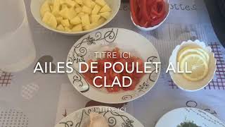 Ailes de poulet aux pommes de terre au all clad [upl. by Nahsor687]