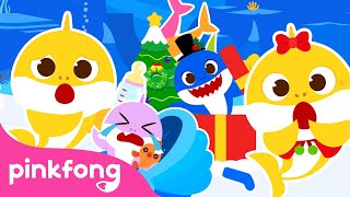 Giáng sinh Chơi trốn tìm cùng Gia đình Cá mập🎄 Cá Mập Con Baby Shark Pinkfong  Nhạc thiếu nhi [upl. by Elleinnod]