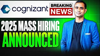 🔥COGNIZANT Mass Hiring 2025 Announced  Exam In September  Pre Placement Talk 30082024🔥 [upl. by Mathia772]