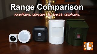 Range Comparison  WyzeSense Kami Sensors Ring Motion Sensor and Guardline Driveway Alarm [upl. by Maggio452]