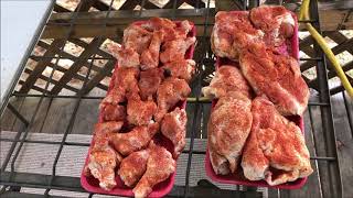 Traeger Dry Rubbed Smoked Chicken Thighs amp Wings [upl. by Gae]