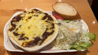 コメダ珈琲店の夜コメプレート「チーズカリーグラタン」を食べてみた感想 [upl. by Yvi]