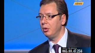 26012014 B92 Utisak nedelje Gost Aleksandar Vučić [upl. by Keisling]