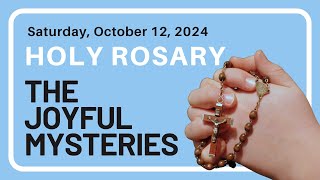 The Holy Rosary  Saturday  The Joyful Mysteries [upl. by Odravde]