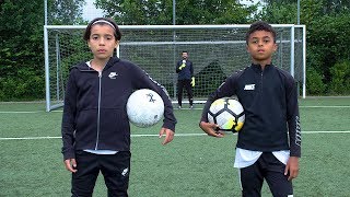 SHANE KLUIVERT vs RAYANE BOUNIDA  VOETBAL CHALLENGE [upl. by Liew]