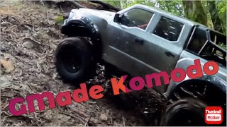 GMade Komodo GS02 GS02F RC trail crawler ISDT esc70 Traxxas Element RC [upl. by Scopp]