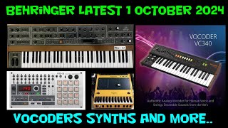 Latest Behringer News 1 October 2024 [upl. by Konopka]