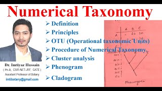 Numerical taxonomy amp Operational TaxonomicUnits for BSc MSc NEET CSIRUGC NET UPSC amp PCS exam [upl. by Norbert314]